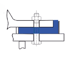Подкладка отливаемая из полимерных материалов